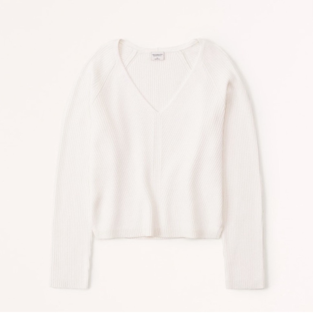 Abercrombie & Fitch LuxeLoft V-Neck Sweater